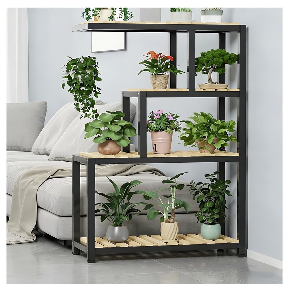 Étagère à plusieurs niveaux pour plantes : gagnez de la place avec élégance