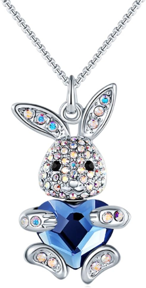 Persona Model Agency Bunny Necklace for Women - Rabbit Necklace - Playboy Bunny Rabbit Necklace - with Sparkling Crystals - GOD of Gifts