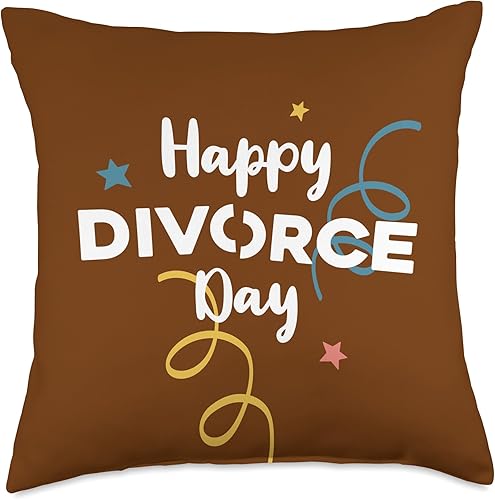 Miniatura 4 de Happily Ever After Divorce Gifts Happy Divorce Day Throw Pillow, 16x16, Multicolor