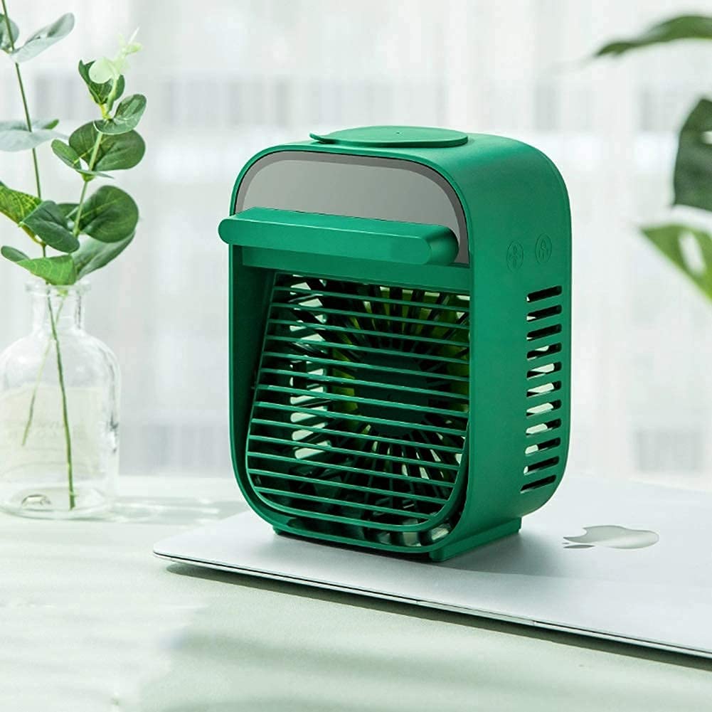 MSHGSKU Air Cooler Evaporative Air Cooler, Portable Mini Air Conditioner, with Humidifier Silent 3 Speedsktop Cooling Fan for Office, Home, Dorm, Travel (Col
