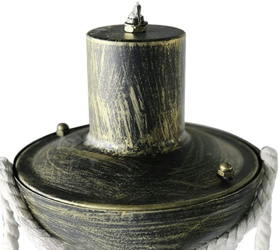 Lampe pour couloir sombre avec suspension en fer nostalgique rétro