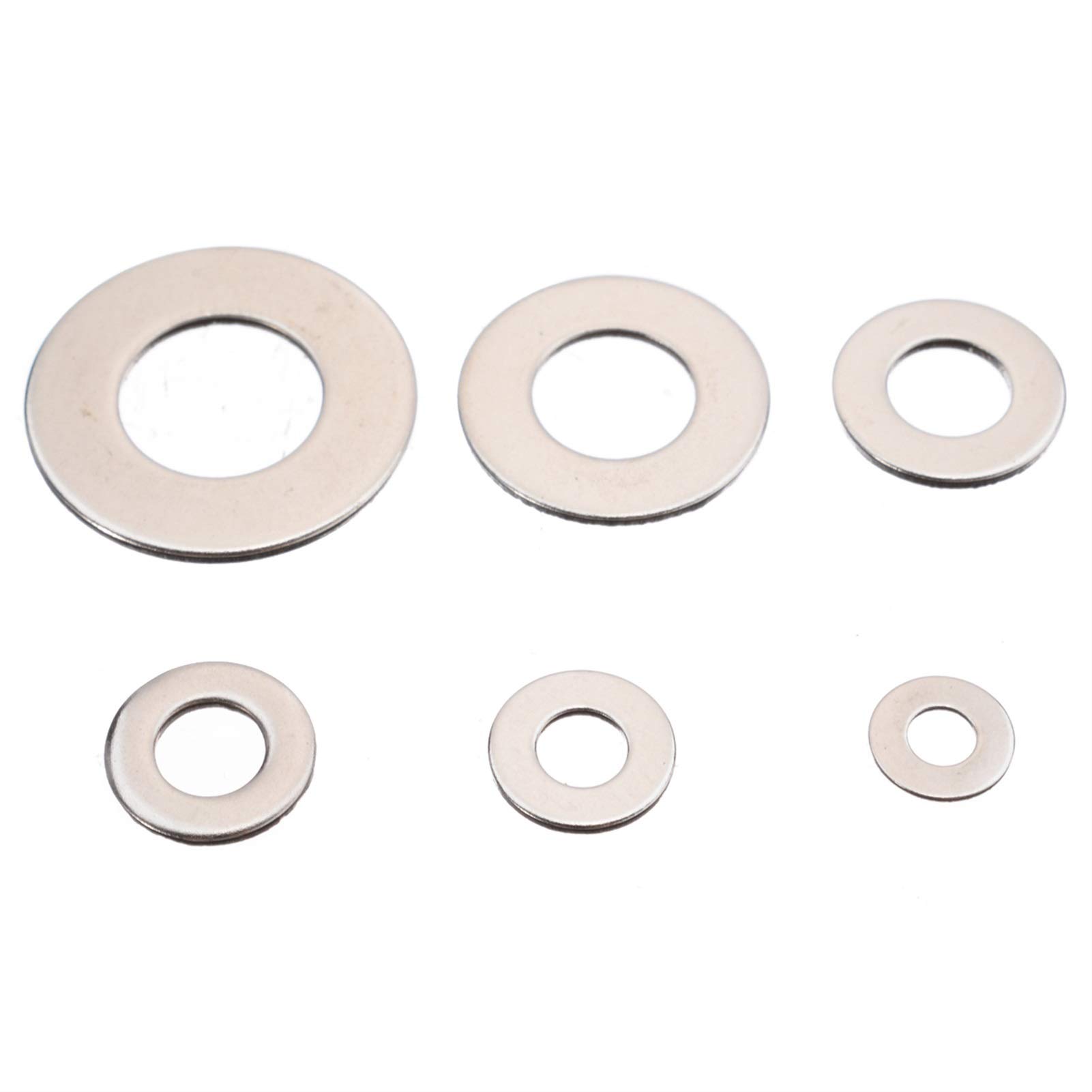 Unterlegscheibe, 660 Stück, M3, M4, M5, M6, M8, M10, Edelstahl-Unterlegscheibe, Unterlegscheibe-Set, Schraubverschluss, Hardware-Sortiment, Zubehör, Verschiedene Haushaltsgegenstände (Farbe