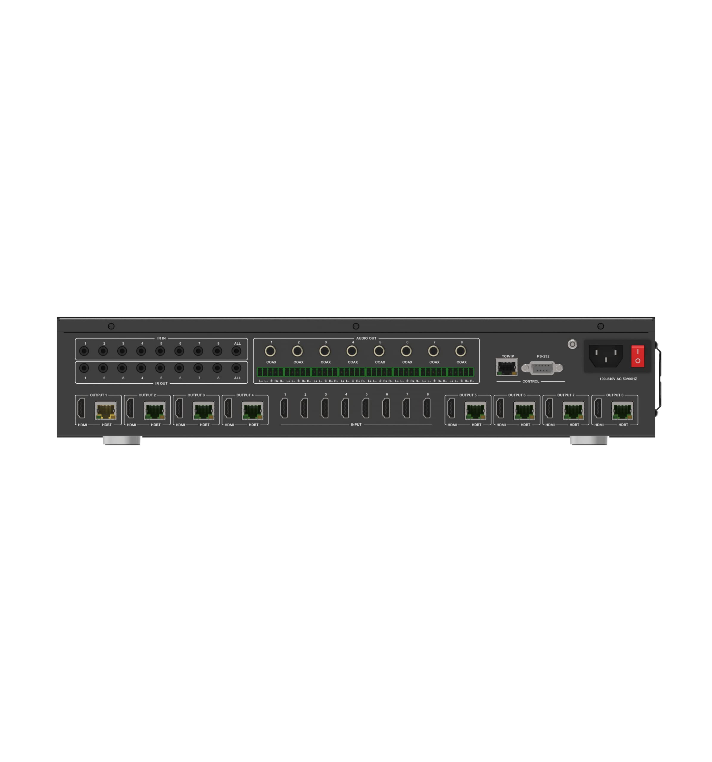 4x4 4 X8 HDMI-und HDBT-Matrix schalter mit IR und ARC bis zu 150m für Heimkino s 4x4 4 X8 HDMI-und HDBT-Matrix schalter mit IR und ARC bis zu 150m für Heimkino s