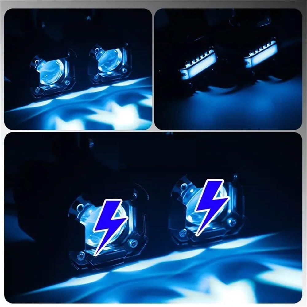 Phares avant moto Lumières LED Motos 80W Pour Pour Tout-terrain Pour ATV