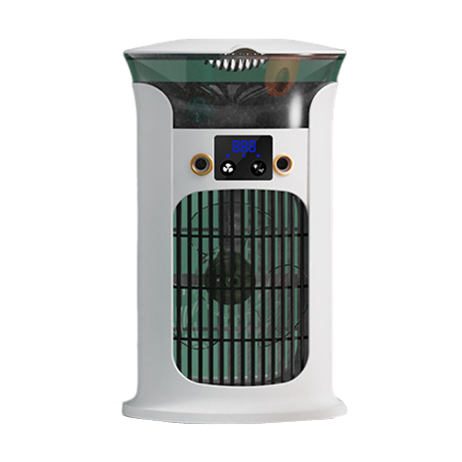 Desktop Air Conditioning USB Air Cooling Machine 3 Speeds 7 LED Light for Home Dormitory Own Cooling USB Charging Fan