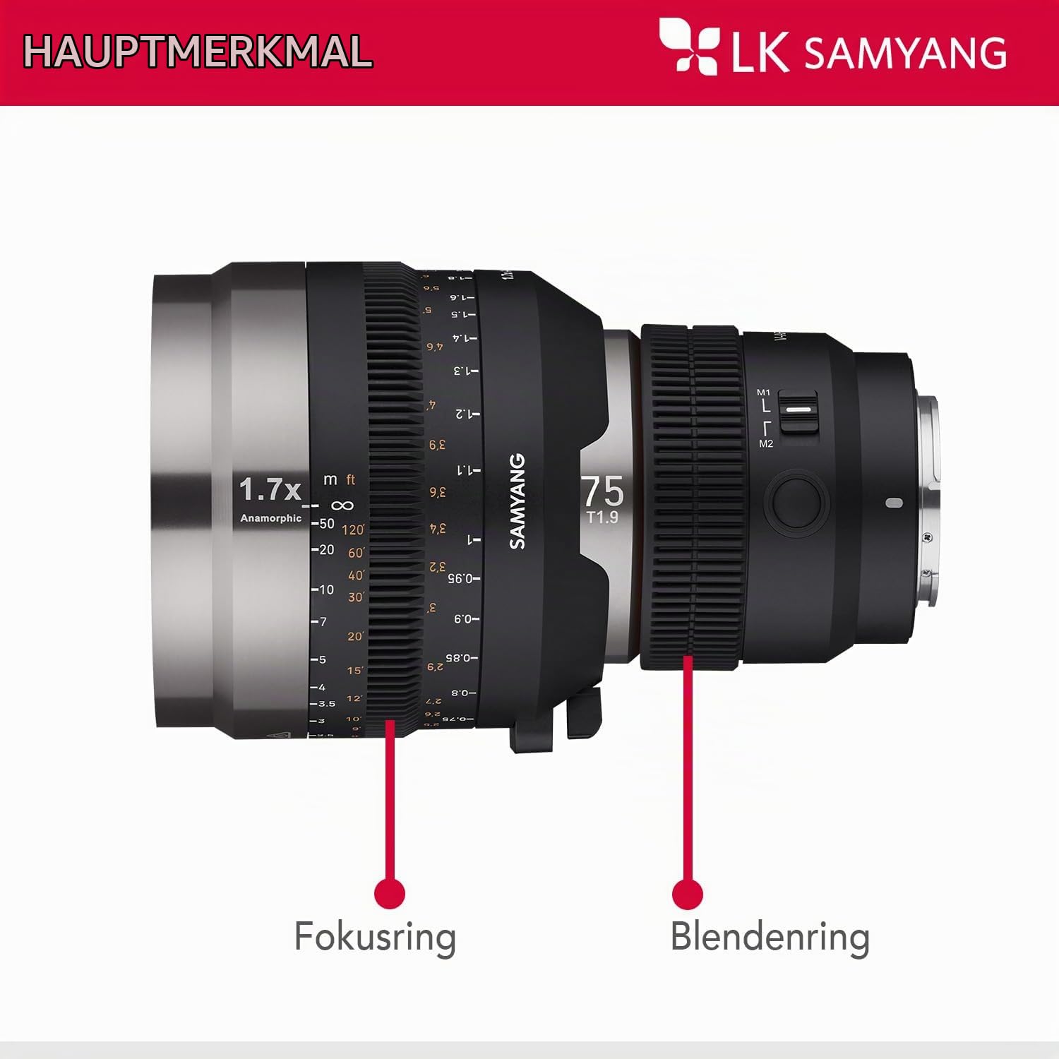Samyang - V-AF 1.7x Anamorphic MF adapter