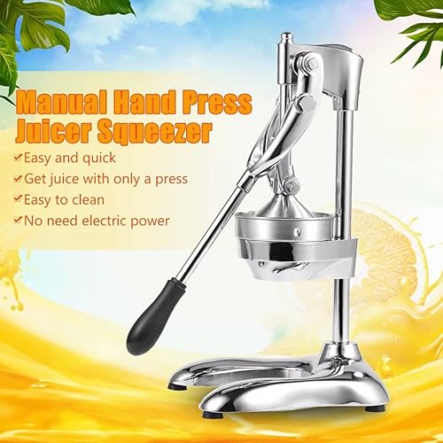 Miniatura 2 de Exprimidor de hierro fundido actualizado 2026, exprimidor manual de cítricos de cocina, exprimidor de lima grande de acero inoxidable, exprimidor de