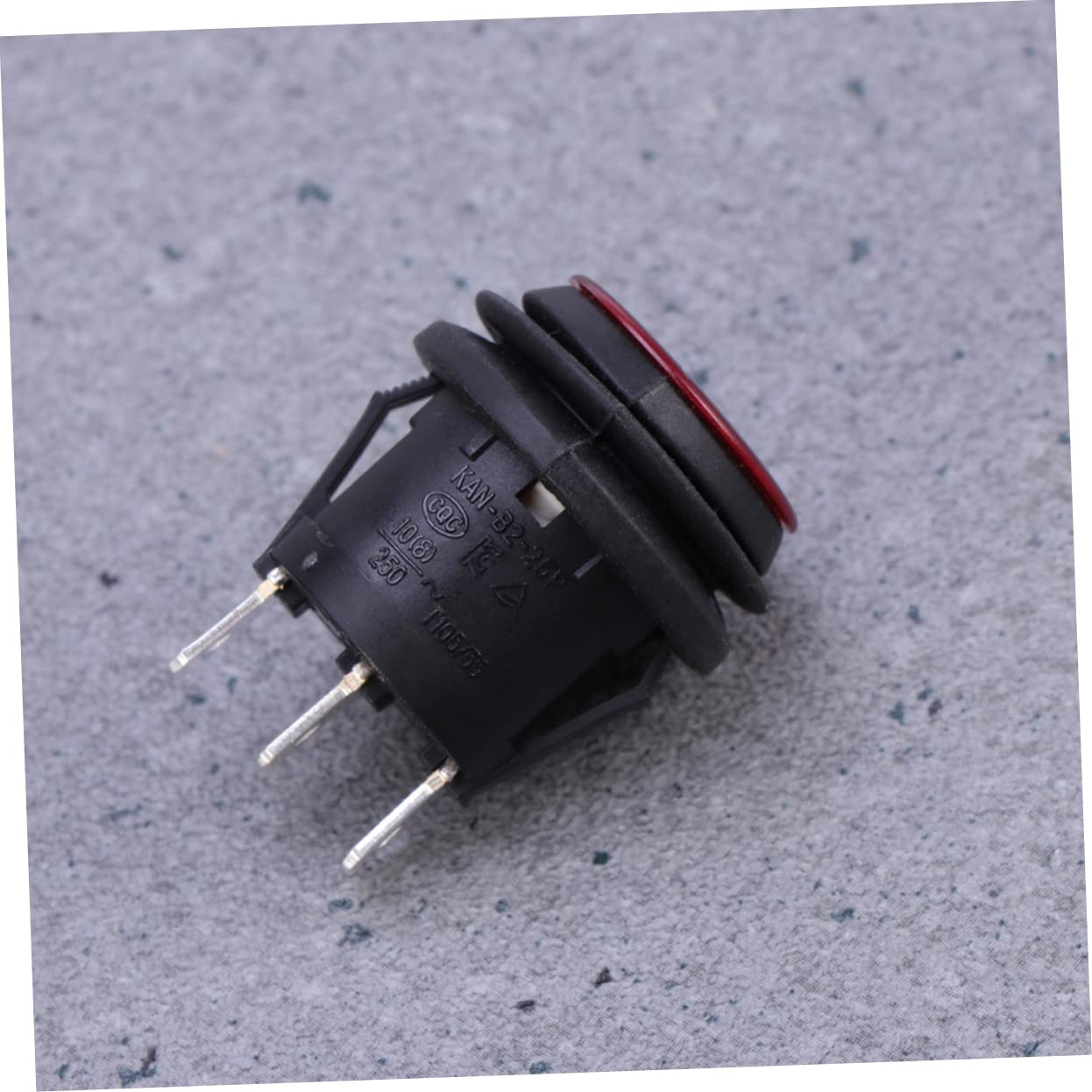 Gatuida Marine Panel 2pcs 3 Boat Ys Double Pole Double Throw Marine Fire Starter Spdt Single Pole Double Throw The 3 Position Toggle On and Off On Off on Rocker Round Rocker Arm Boat Panel, Black