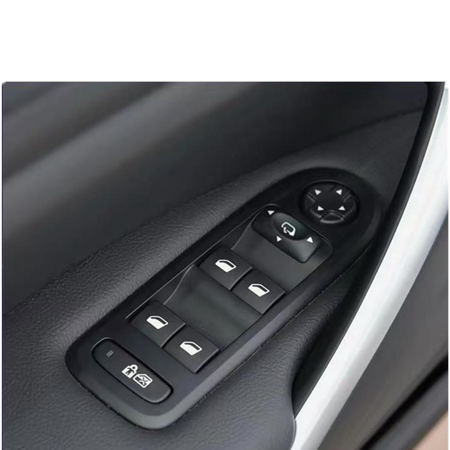 Pulsantiera Alzavetri 96644917XT Interruttore di Comando Alzacristallo per auto Con piegatura 96631328XT Compatibile per Peugeot 308 508