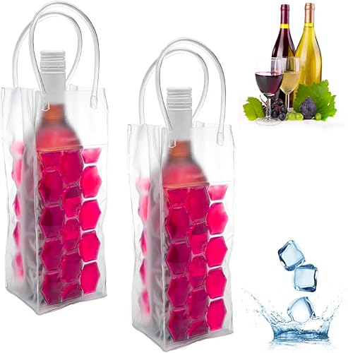 Miniatura 8 de Funda de vino de hielo, bolsa de vino helado, enfriador de vino, refrigerador de vino, enfriador de botellas de vino para champán rojo blanco o