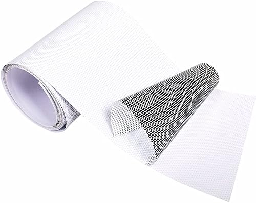 Miniatura 5 de Moyishi Rollo adhesivo electrostático de vinilo negro perforado de una sola vía para ventana de privacidad (2 lados de 17 x 78 pulgadas)