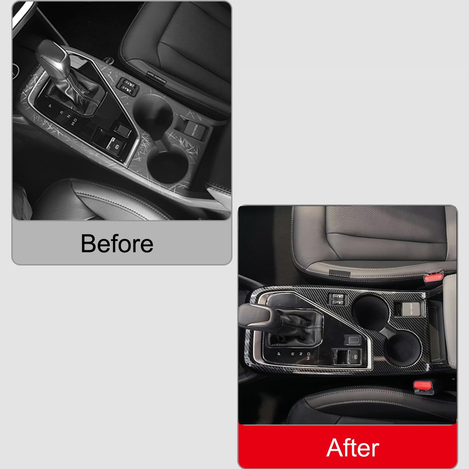 CTH for Subaru Crosstrek 2024 2025 Center Gear Shift Box Decorative Panel Cover Car Accessories 1pc (Only fit for Left Hand Drive)