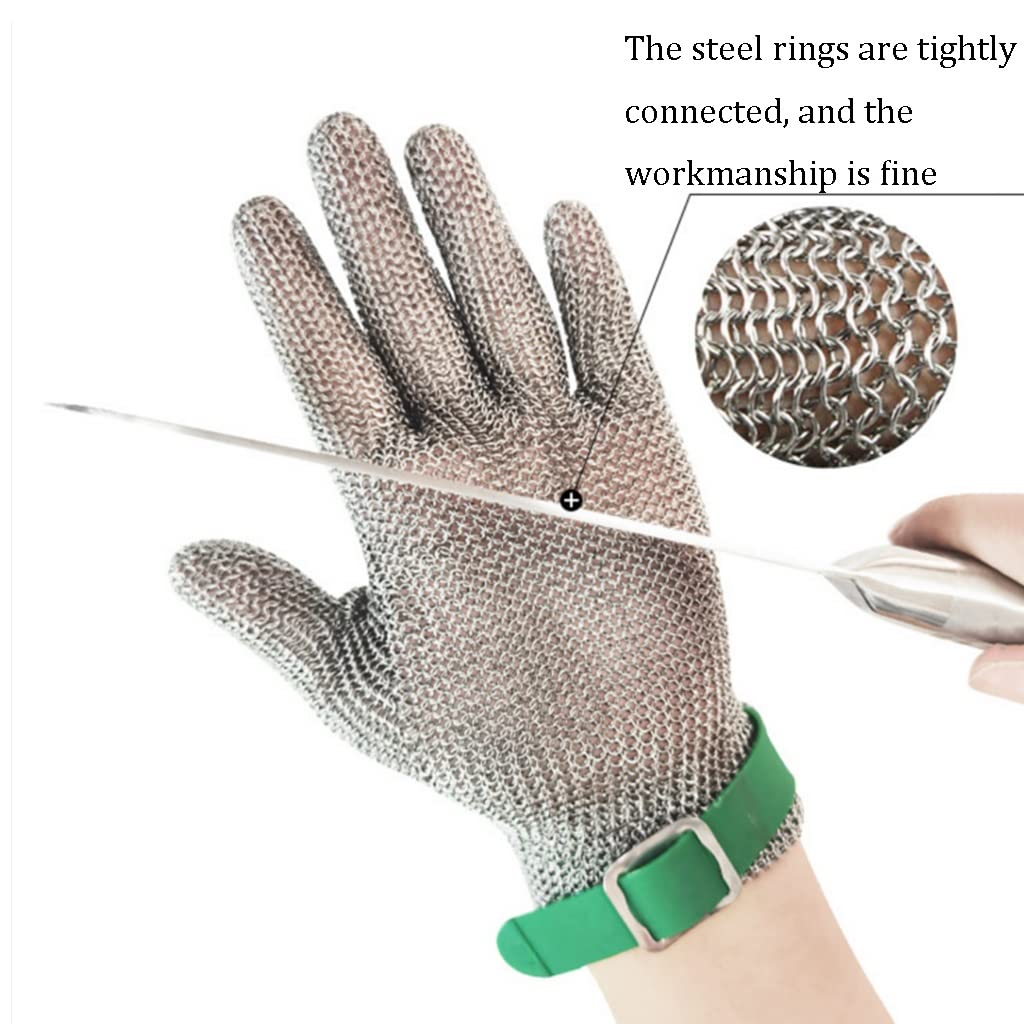 Guantes cómodos, Transpirables, Resistentes a los Cortes, adecuados for matadero/jardín/Aventura al Aire Libre, Antideslizante y Resistente al Desgaste (Size : 2pcs/XL)