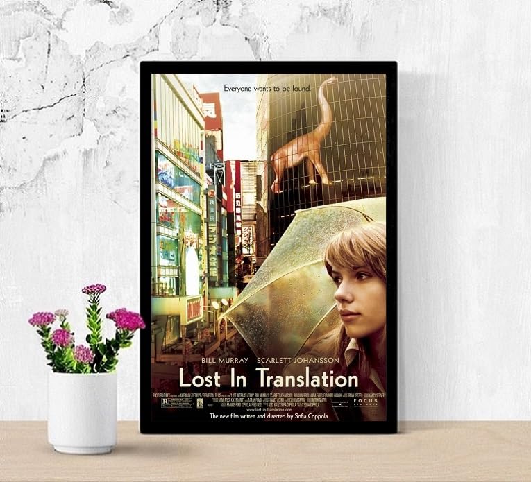 Amazon.co.jp: 【フレーム付-黒-】 映画ポスター ロストイン