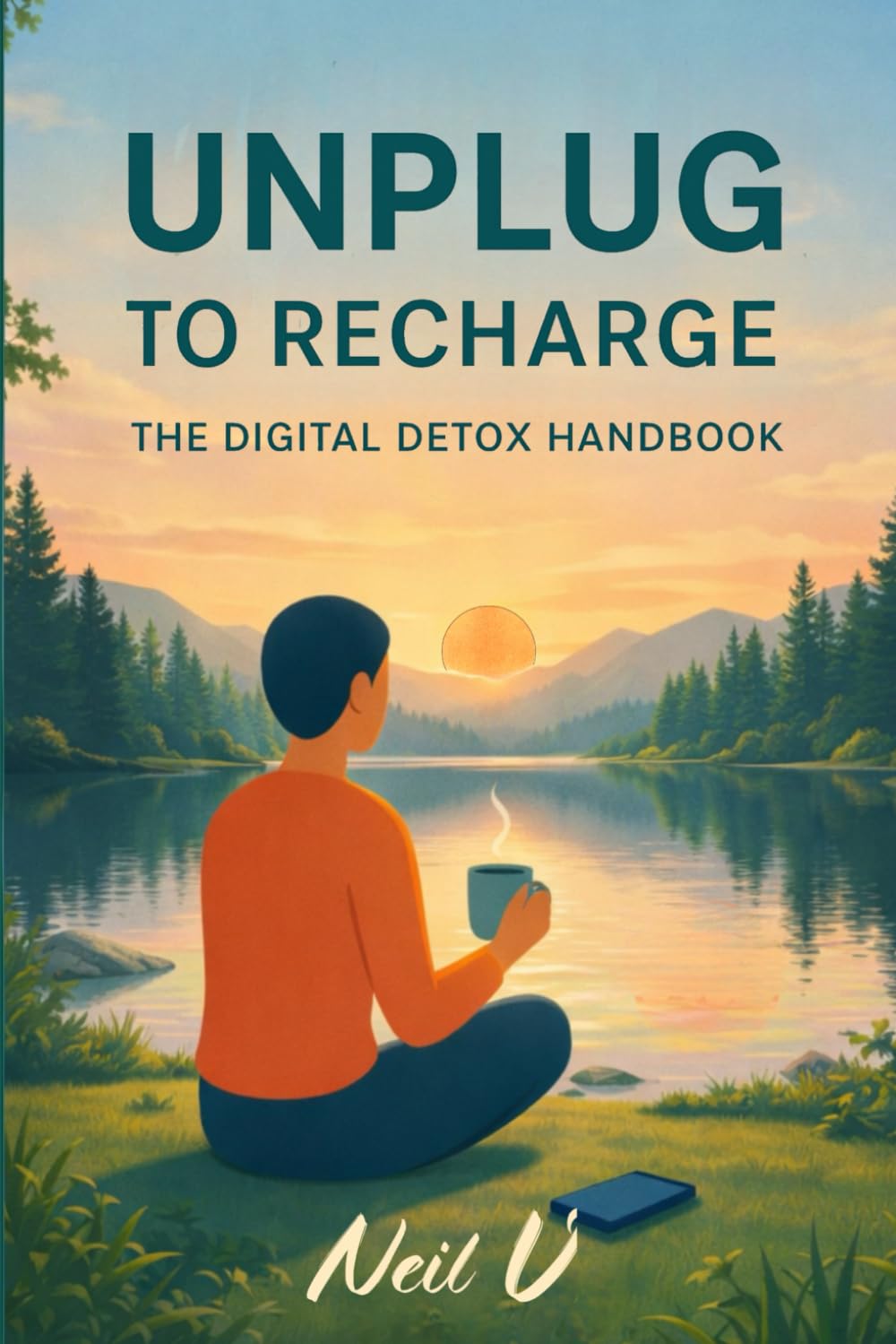 Unplug to Recharge - The Digital Detox Handbook: Break Free from Burnout, Detox the Brain Rot, Reclaim Focus, and Rediscover Real World Joy