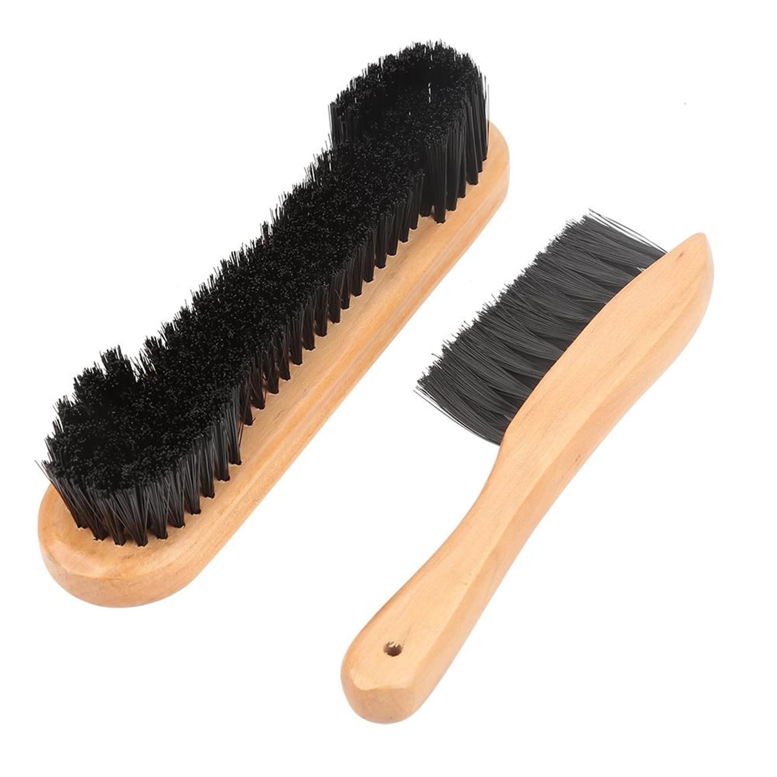 VIFER Spazzola Biliardo, 2 pz Tavolo da Biliardo Spazzola, Spazzola Tappeto Biliardo, Biliardo Pool Spazzole Tappeto e Rail Spazzola Set, Biliardo Strumenti di Pulizia Accessori con Manico in Legno