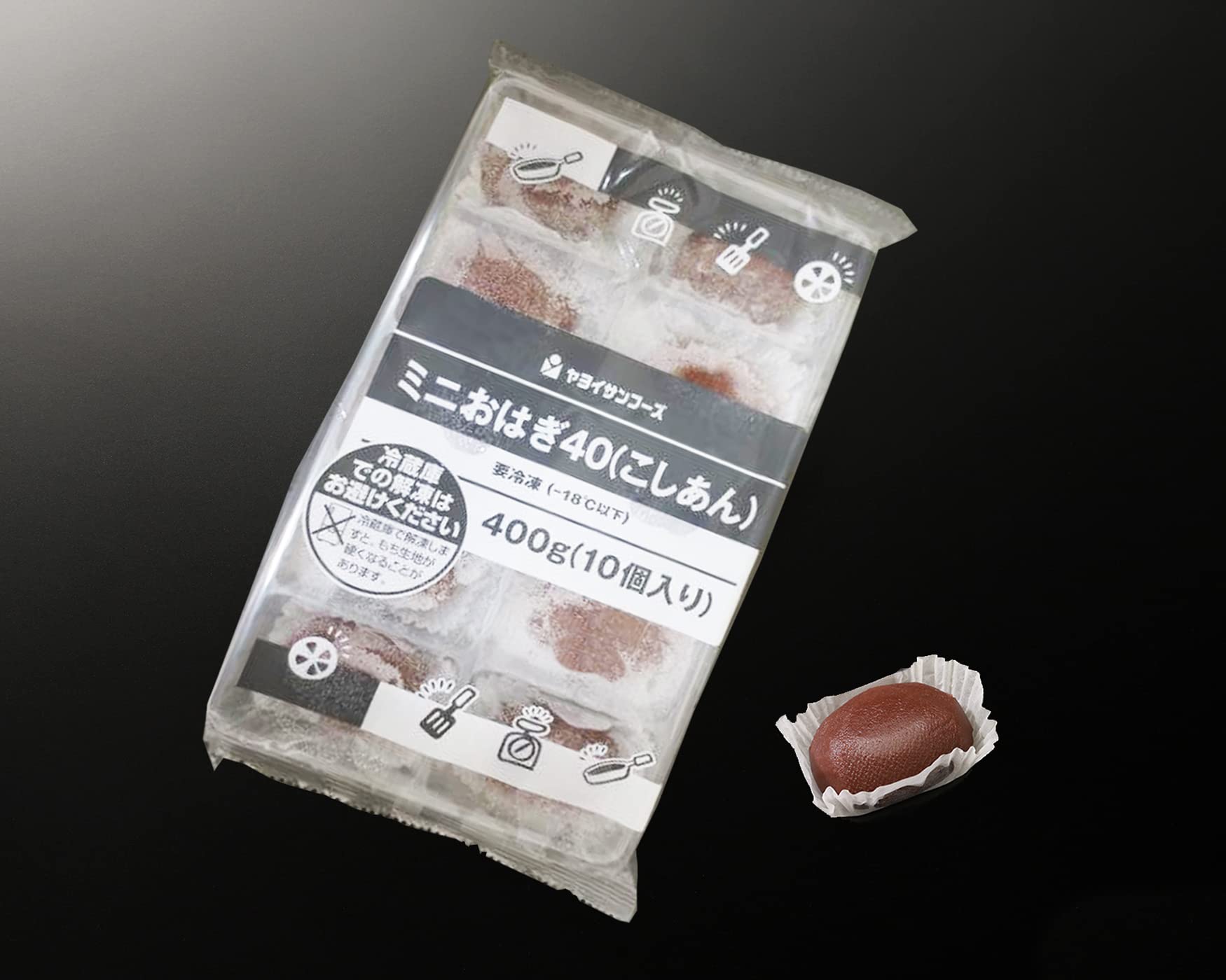 Amazon.co.jp: [冷凍] ヤヨイサンフーズ ミニおはぎ40(こしあん) 400g