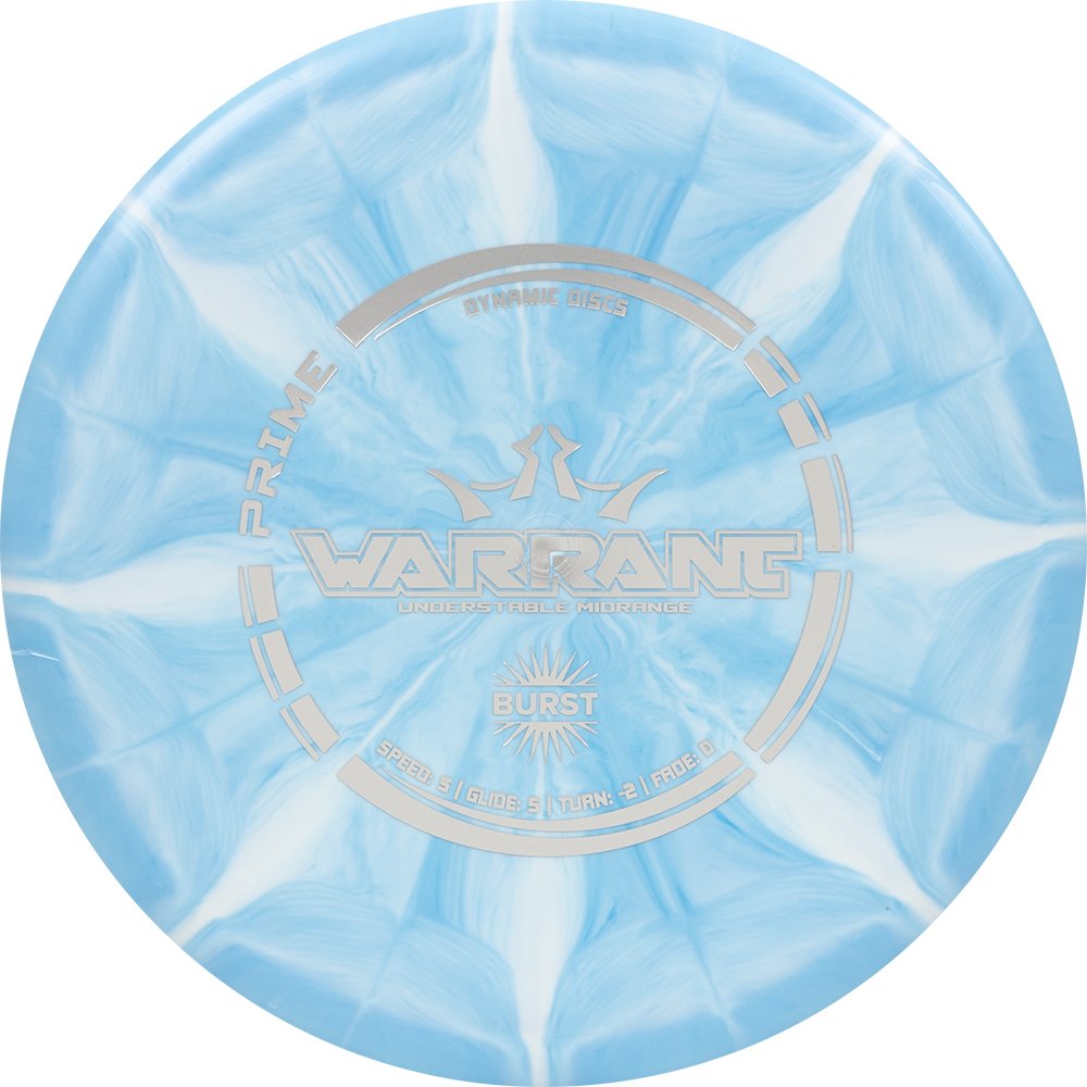 D·D DYNAMIC DISCS Prime Burst Warrant Midrange Golf Disc [Colors May Vary] - 177-180g