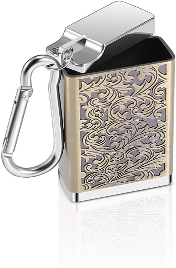 S Xuanw 車 導いた取り外し可能なふたの創造的な携帯用灰皿を持つ灰皿 導いた光の装飾的な硬貨の収納カップコンテナシガーアッシュトレイ Name Color Black