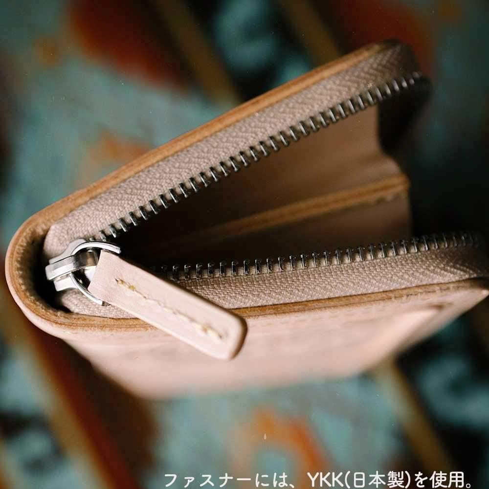 サドルレザー ラウンドファスナー メンズ財布 長財布 本革 ハンドメイド YKK Amazon | [Mama kin'] ラウンドファスナー/長財布/メンズ財布