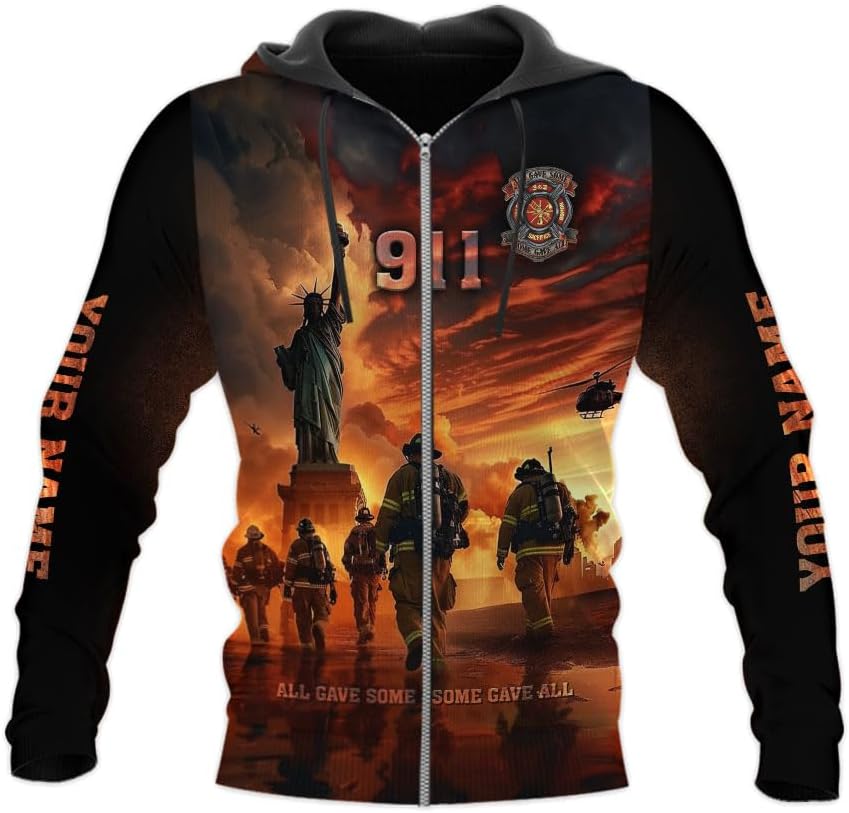 Personalized Firefighter Shirt for Man Women,Custom Firefighter 3D Shirt, Firefighter Tshirt, Firefighter Shirt Gift Fire Man
