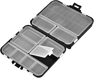 Alomejor Fishing Tackle Box Waterproof Fishing Lure Case for Fishing Hooks Storage Box Case Container