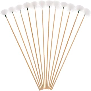 Healifty Ear Cleaner Goose Hair Ear Pick 12Pcs Bamboo Ear Sticks Cleaner Set Chinese Ear Scraper Wax Removers Cleaning Tool for Ear Care Ear Wax Cleaning Stick