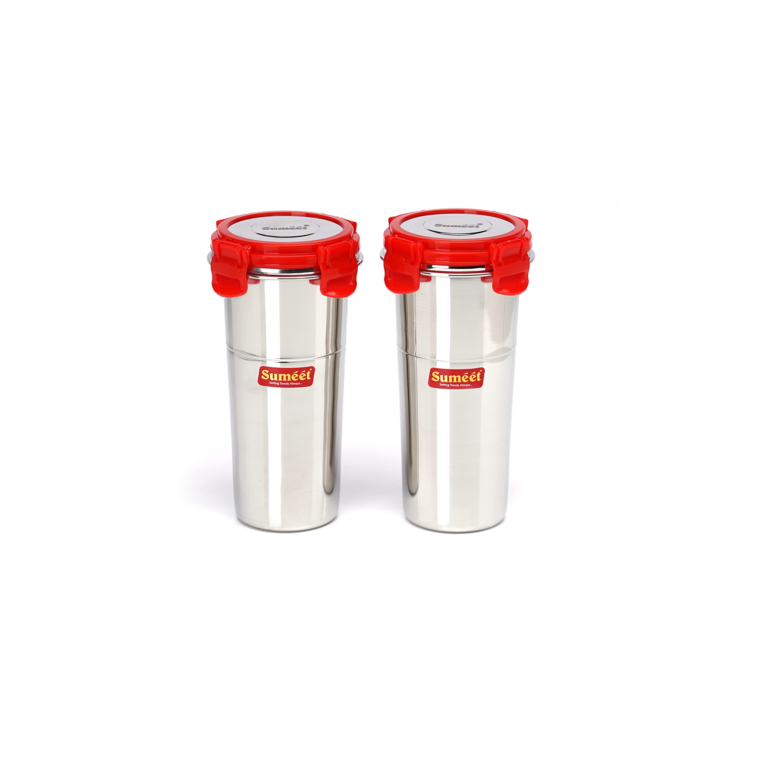 See full amazon price history chart for Sumeet Stainless Steel Airtight, Leak Proof, Big Tumbler with Steel Lid Set of 2 Pcs (500ml each) Dia - 8cm Sumeet Stainless Steel Airtight, Leak Proof, Big Tumbler with Steel Lid Set of 2 Pcs (500ml each) Dia - 8cm (B09R4VL8Q5) Amazon Price History, Amazon Price Tracker