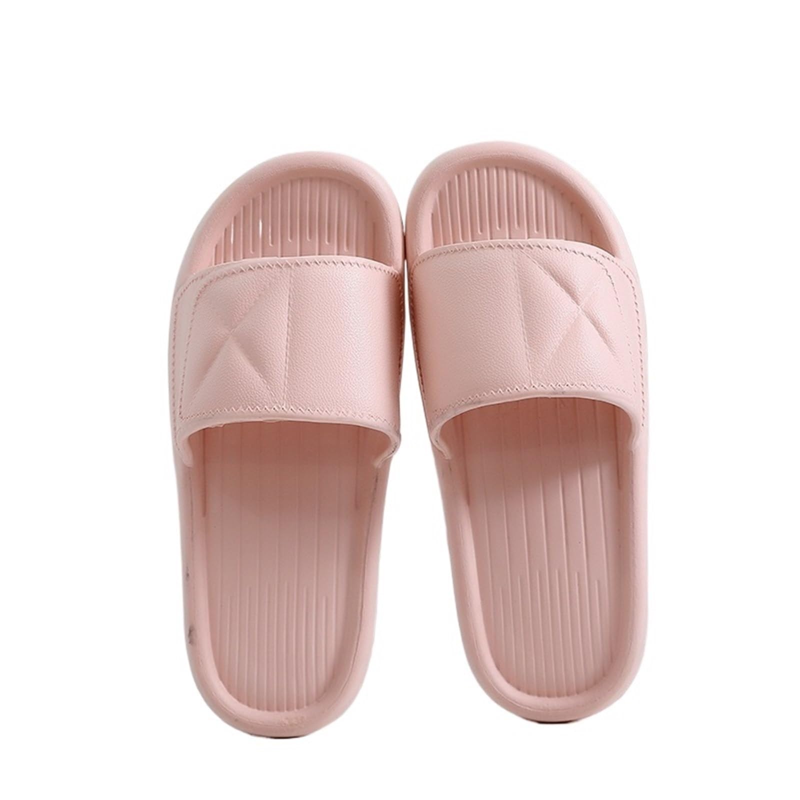 ERHTGUO Women Soft Sole Cloud Slippers Thick Platform Indoor Outdoor Beach Sandals Summer EVA Non Slip Flip Flops(Khaki,38-39)