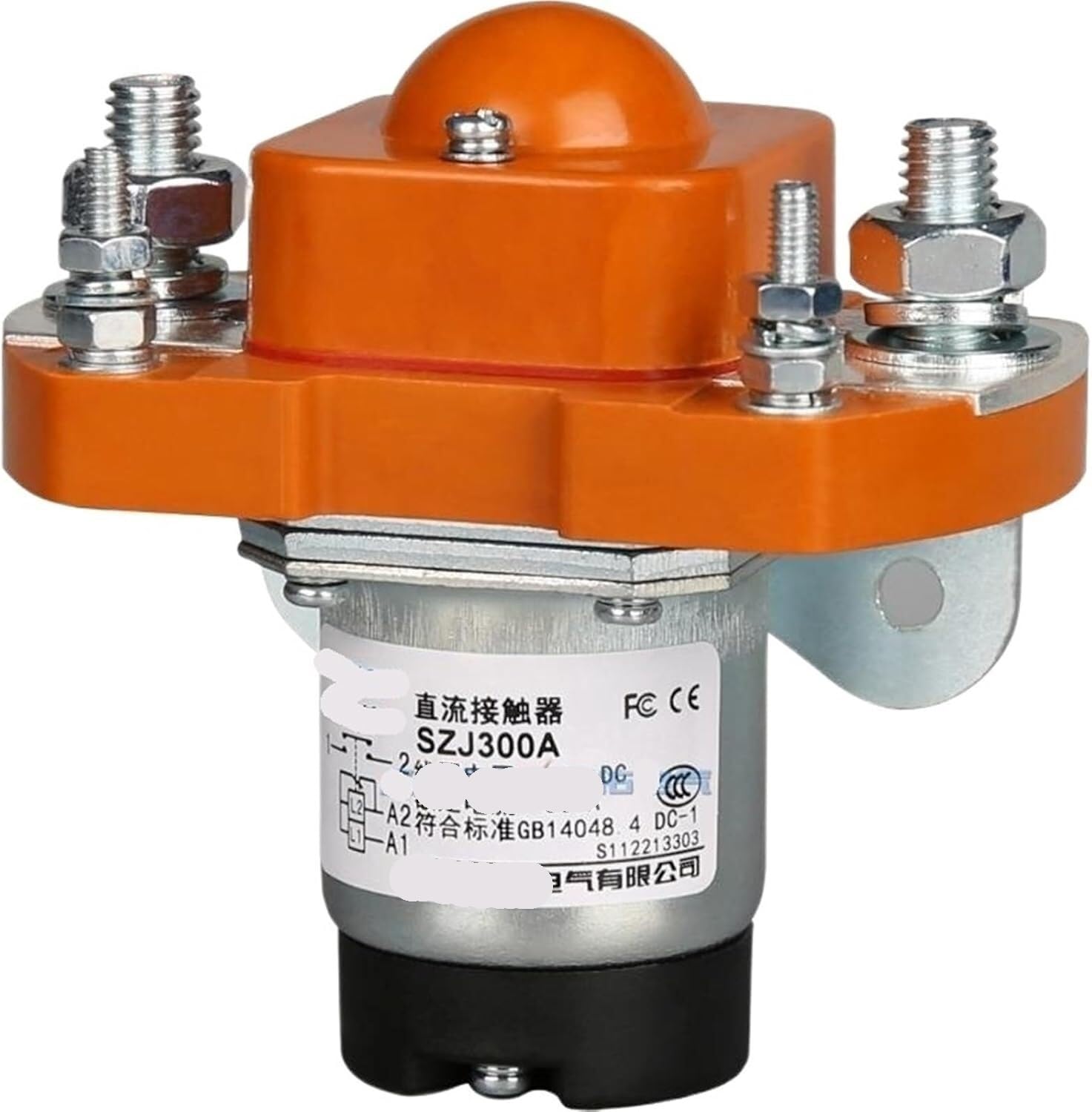 Stycznik SZJ-300A MZJ-300A Power Relay 12 V 24V 36V 48V 60V 72V 120 V do akumulatorów samochodowych ciężarówek z zaczepem (napięcie coli 24VDC)