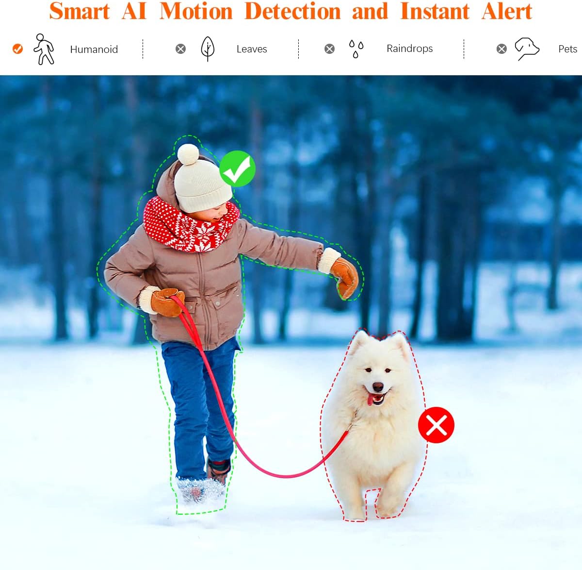 Featured Product [Dual Antennas for WiFi Enhanced] Security Camera System Wireless,8 CH Wireless Surveillance Camera System and 4Pcs 1080P Weatherproof IP Camera,Night Vision,Remote View,Motion Alert,2TB Hard Drive