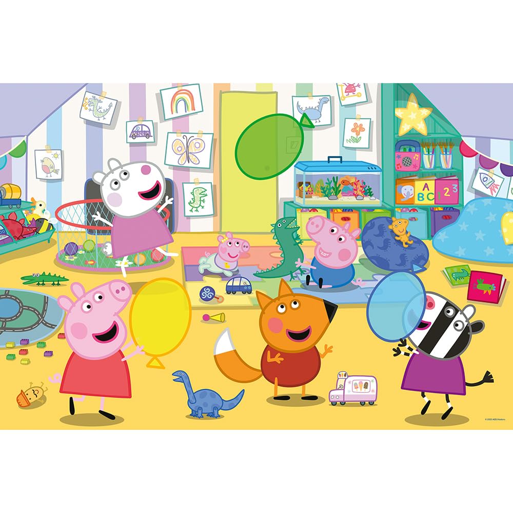 Trefl - Świnka Peppa, Piękna Peppa - Puzzle 24 Maxi - 24 Duże Elementy, Kreatywna Rozrywka, dla Dzieci od 3 lat