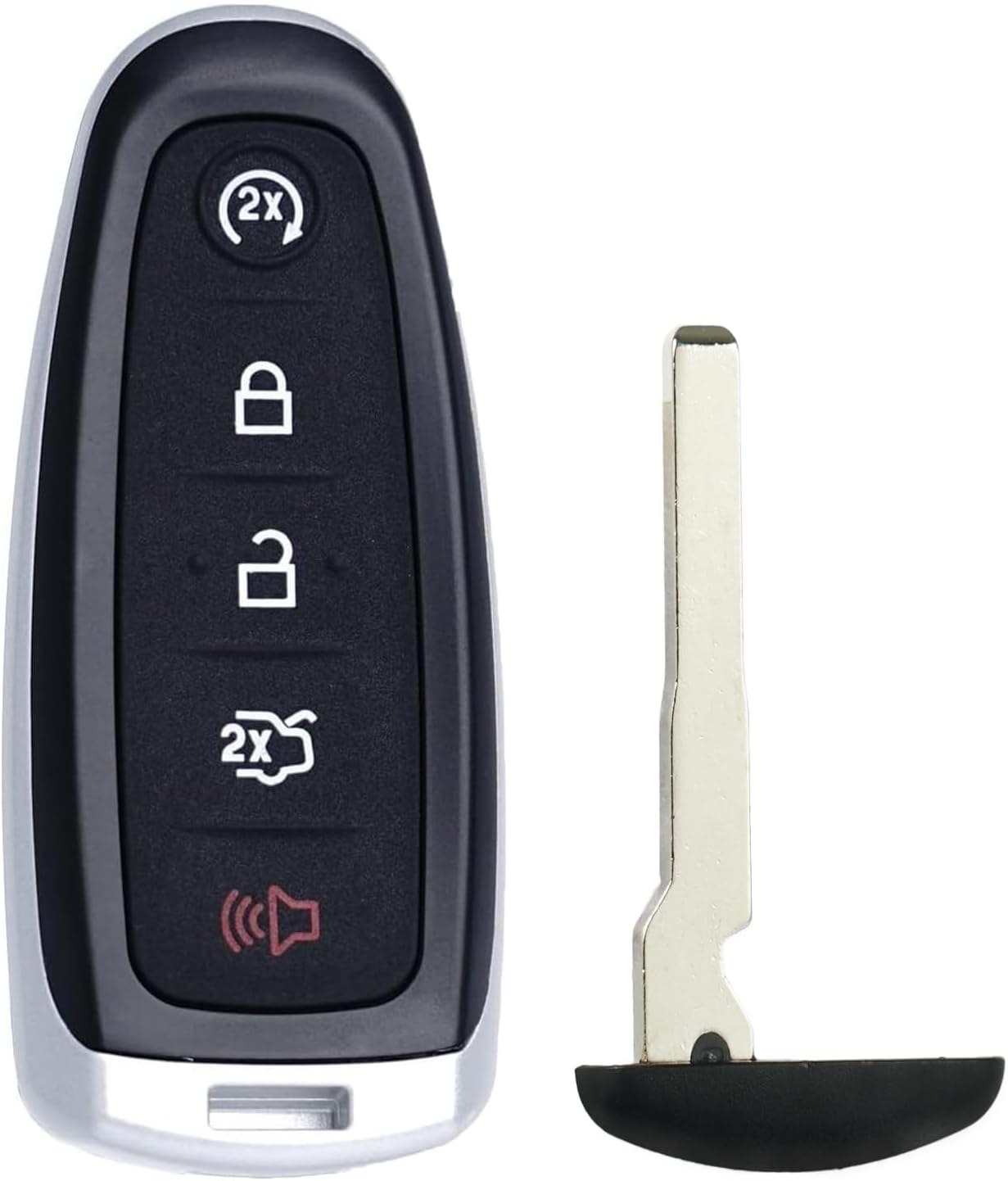 SUPALAND Key Fob Replacement Fits for Ford Focus Escape 2017-2019 Escape Titanium Focus SE and Titanium 2013-2016 C-Max Energi 2013-2017 Focus BEV 15-17 Smart Keyless Entry Remote Start Control