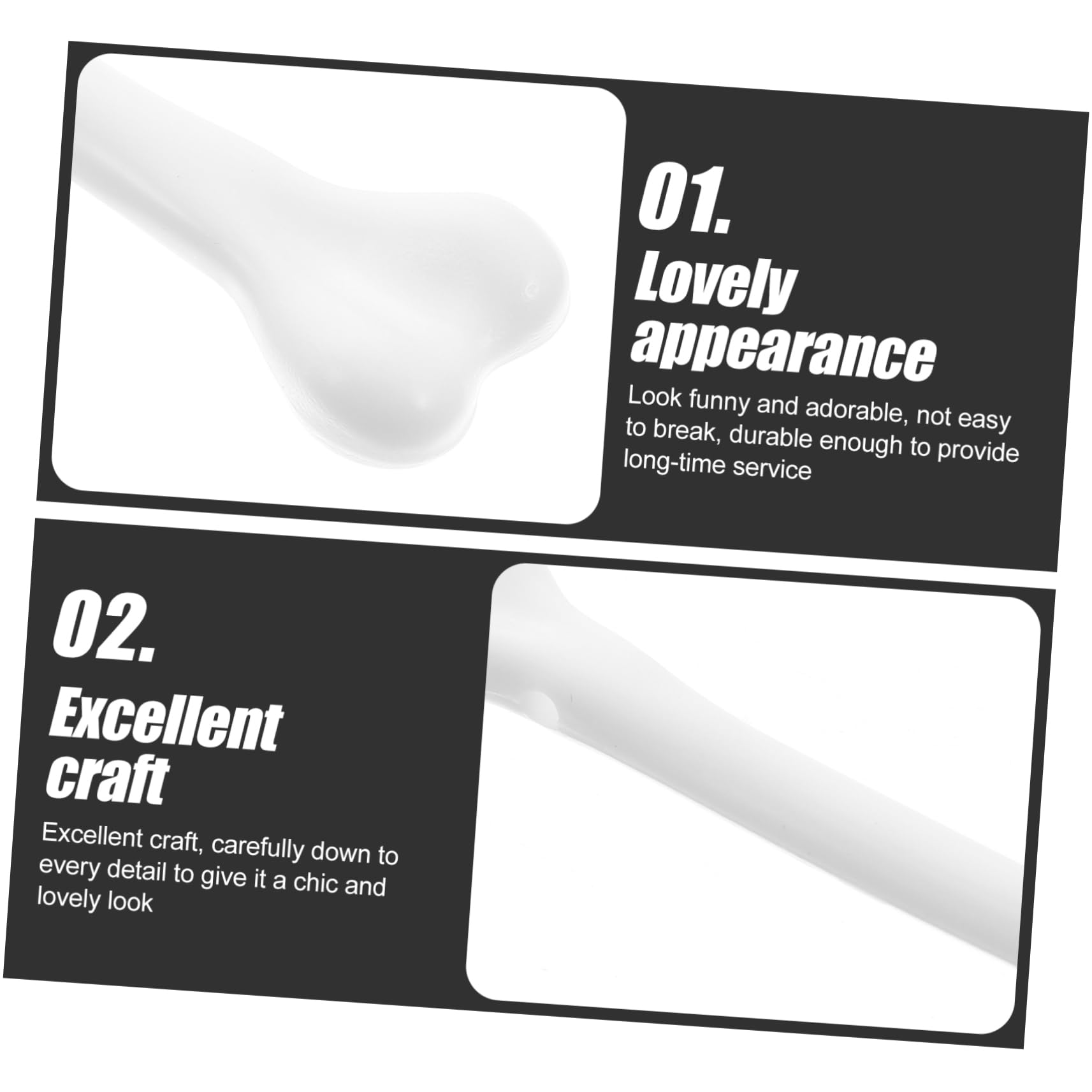 OFFSCH 50Pcs Halloween Skeleton Stir Sticks Beverage Mixing Rods for Cocktails Milk Tea Juice for Home Bar