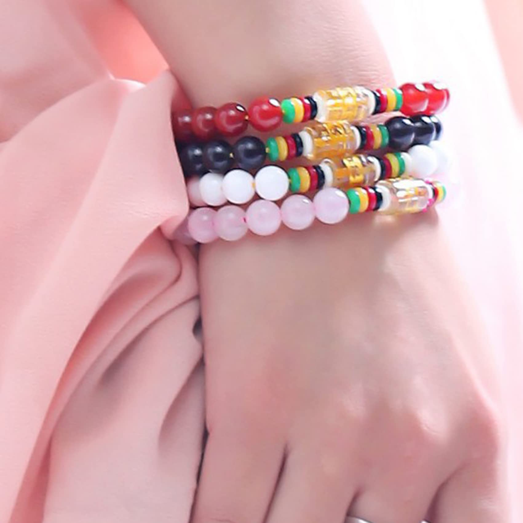 Bracciale con diamanti Braccialetto della ricchezza, braccialetto con ciondolo mantra, amuleto portafortuna, regolabile, anti-spiriti maligni, donna, rosso