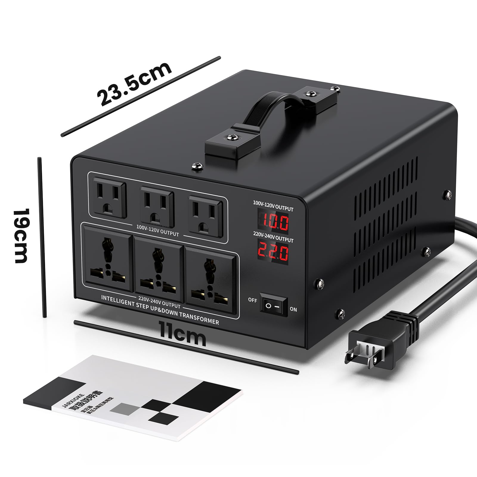 Amazon.co.jp: JARXIOKE 5000W 変圧器 アップトランス ダウントランス