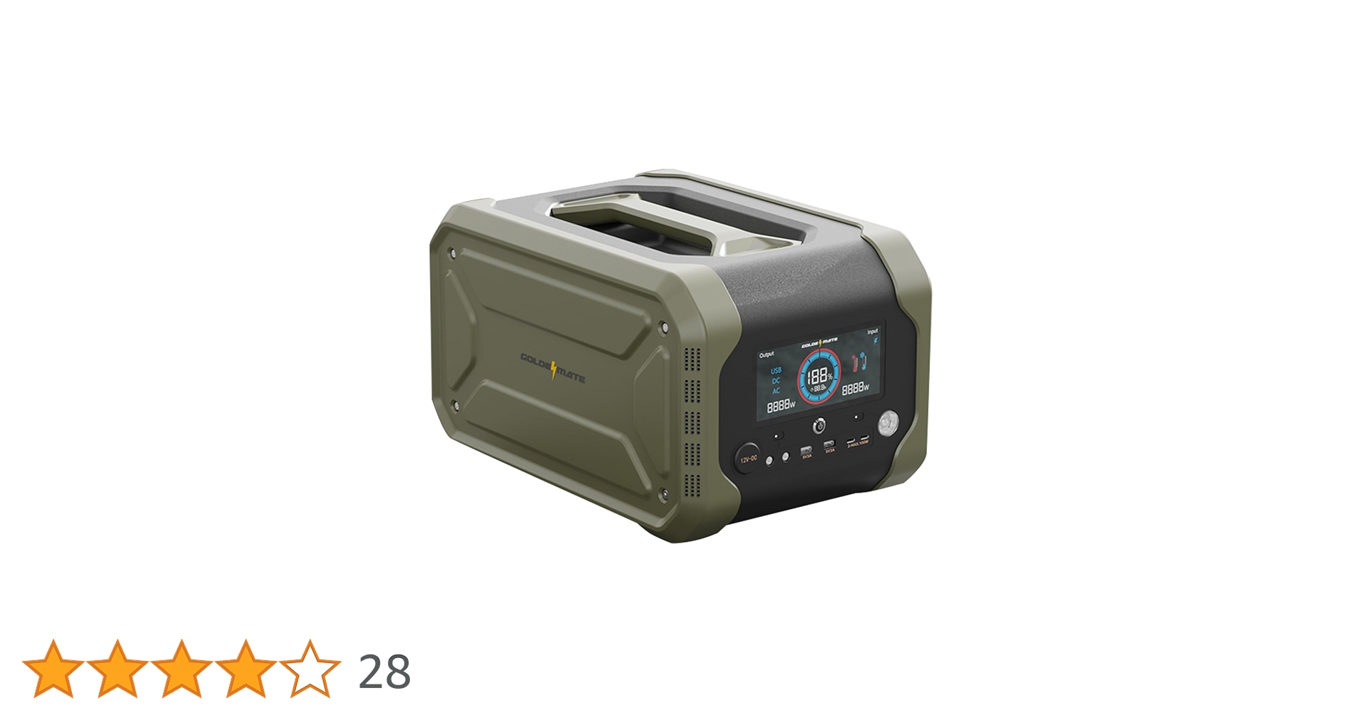 Amazon.co.jp: GOLDENMATE Thunder 1000 ポータブル電源 1024Wh Amazon.co.jp: GOLDENMATE Thunder 1000 ポータブル電源 1024Wh