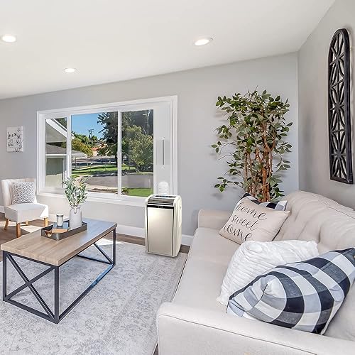 Miniatura 7 de Kit de ventana de CA portátil con manguera de escape, kits de aire acondicionado, piezas de sellos ajustables para ventana corrediza, kit de