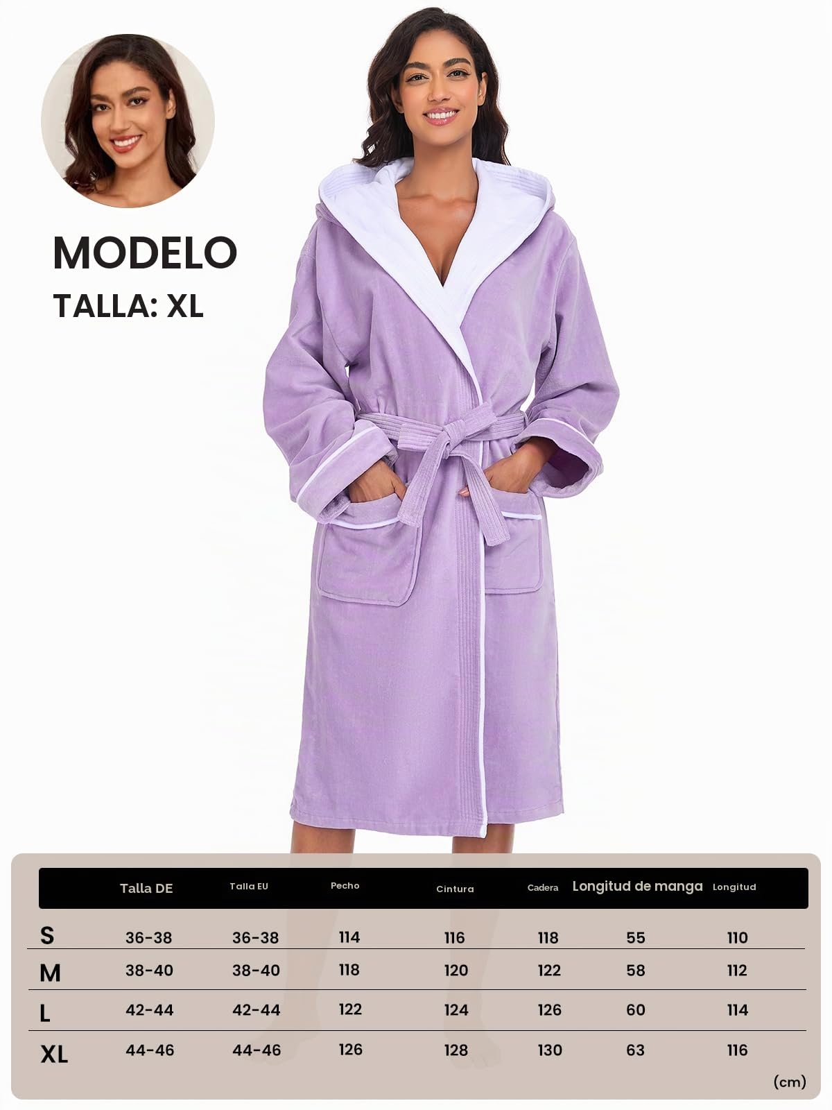 YEAUPE PRO Women's Tb01 Women's bathrobe