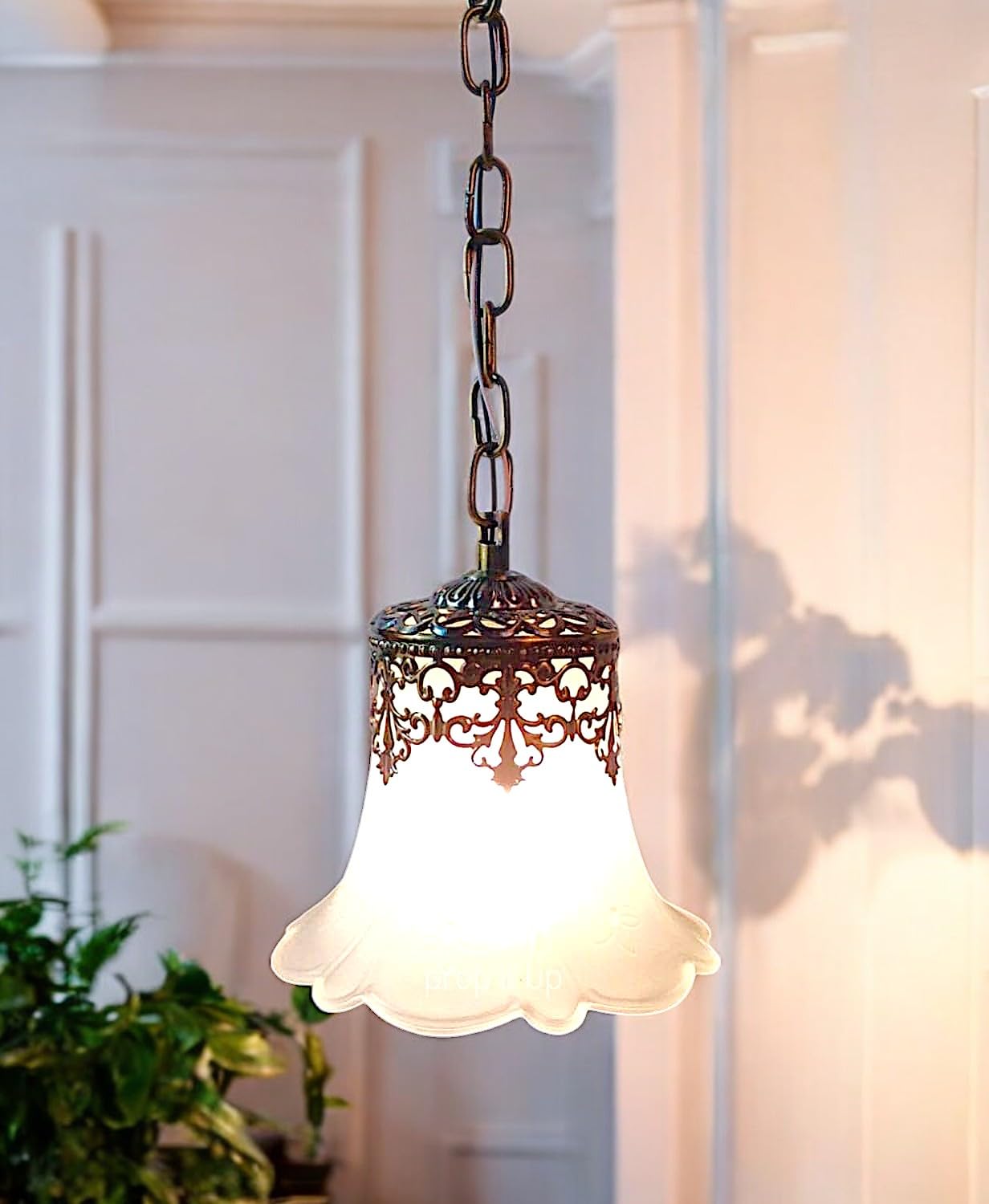 Prop It Up 15(12+3) Light 90 watts Chandelier/Pendant Lamp Black Golden Antique Color Round (B074THGNWS) Amazon Price History, Amazon Price Tracker
