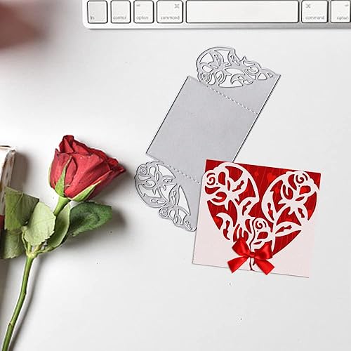 Miniatura 3 de ALIBBON Troqueles de tarjetas de felicitación de flores 3D para hacer tarjetas troqueles de corte de borde de flores moldes de plantillas de metal