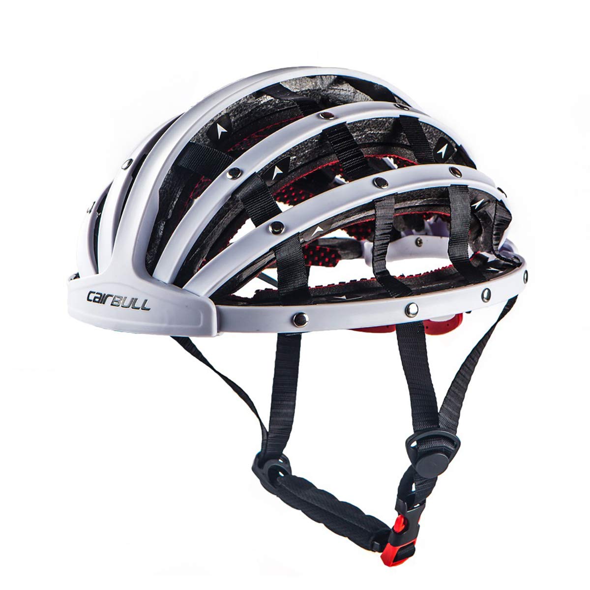Plegable Bicicleta Casco, Superligero Casco de Ciclo, Unisex Montaña Bici Casco, Bicicleta al Aire Libre Ajustable Casco, Patineta Skate Patines Monopatines