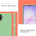 YATWIN Silicone Case for Samsung Galaxy A07 4G, Soft-Touch, Shockproof, DustProof, Antiskid Phone Cover for Samsung Galaxy A07 4G - Mint Green gallery image