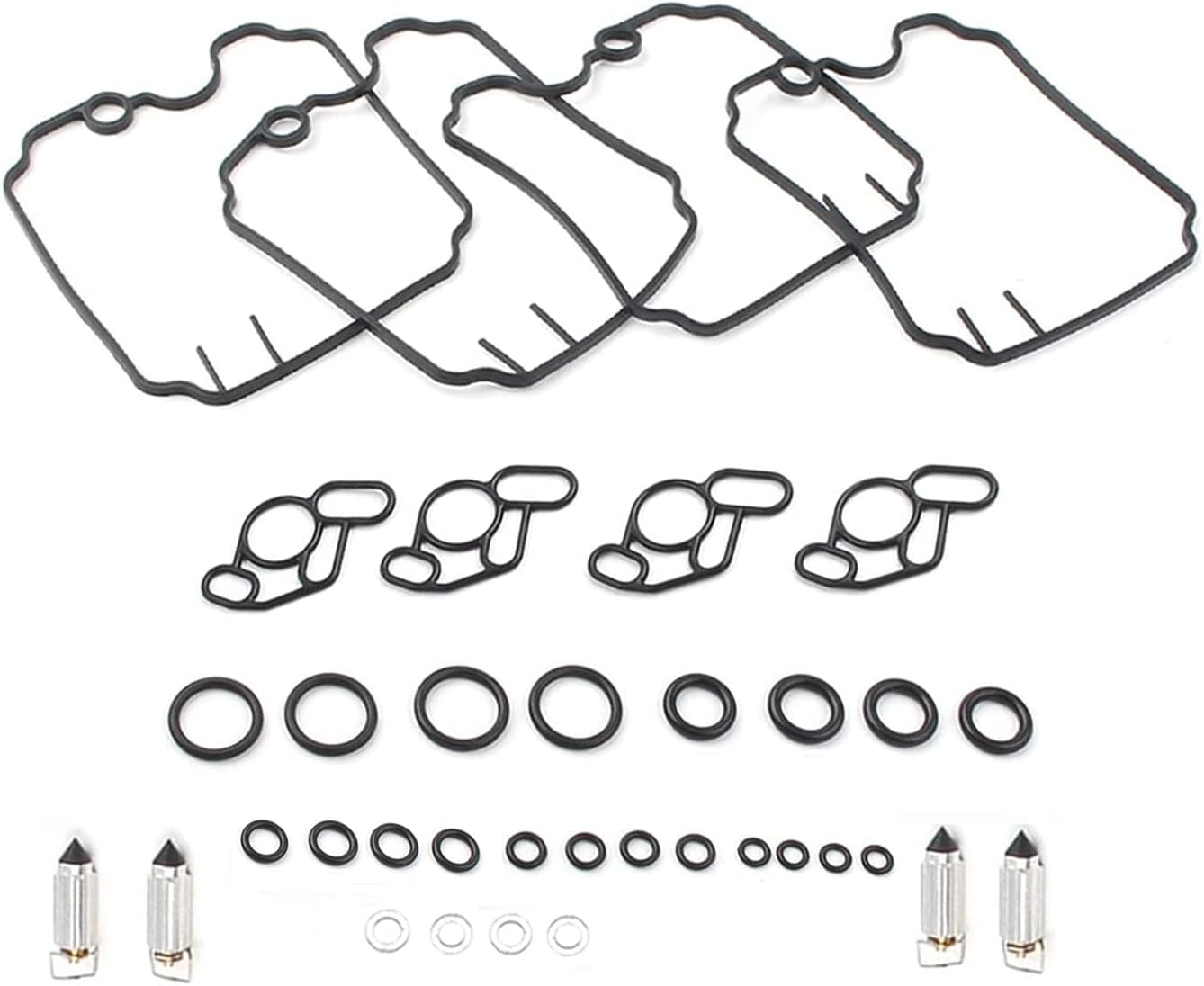 Pack of 4 Motorcycle Carburetor Repair Kit for Yamaha XJ 600 XJ600S Diversion 1992 XJ600N 1994-1995