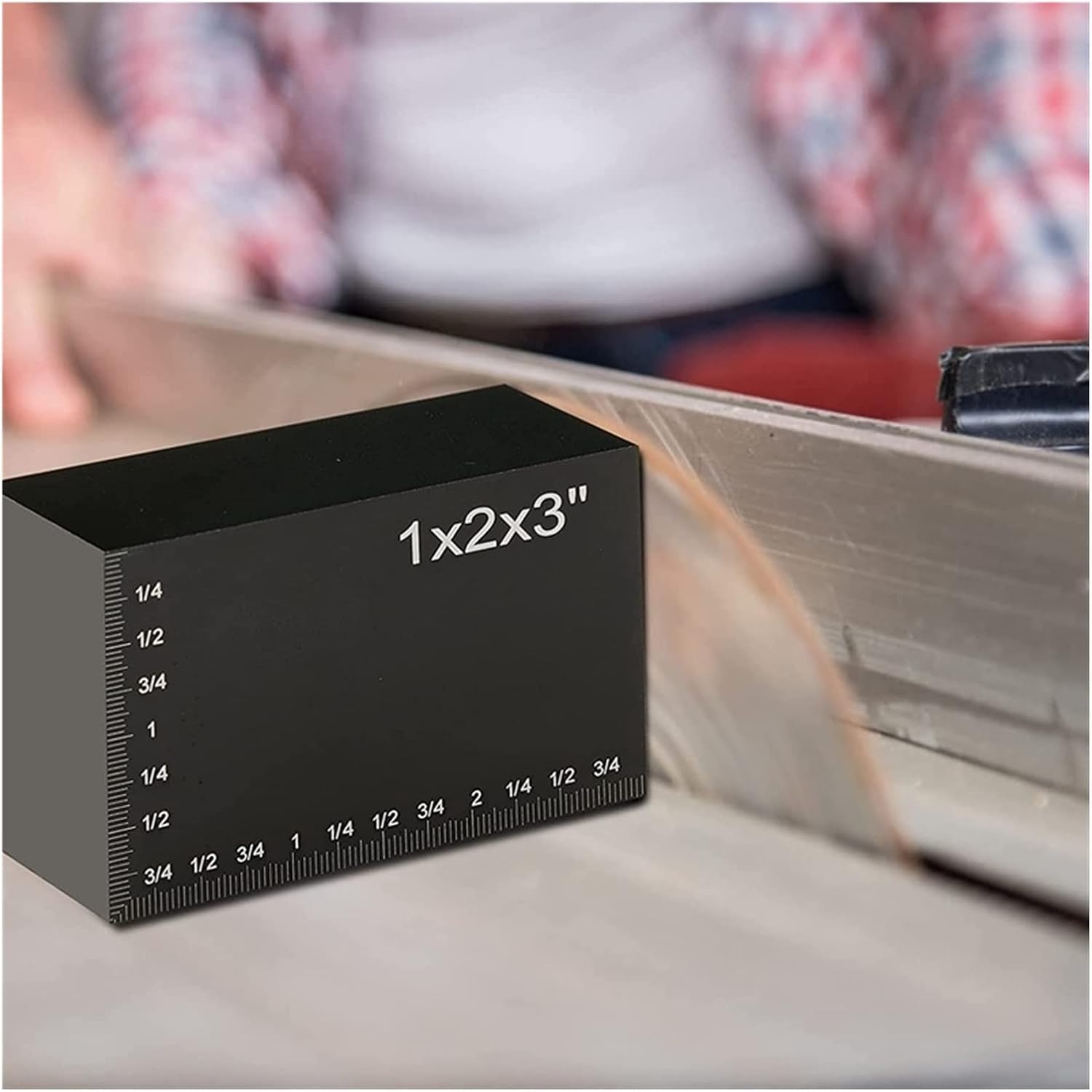 Gauge Block Set, 15Pcs Gauge Block Set Aluminum Height Gauges Setup Bars Precision Testing Gage Measuring Tool