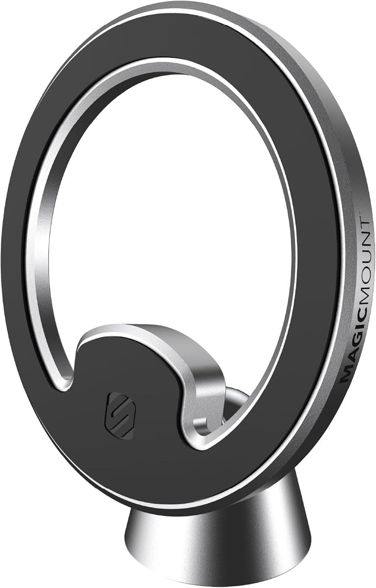 MagicMount MEMSD-SP Elite2 Magnetic Dashboard Mount for Magsafe Mobile Devices, Cell Phone Holder for Car Dash, 360° Adjustable Magnet Head, Compatible with iPhone 14, 13, 12 and MagSafe Case