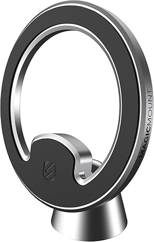 Scosche MagicMount MEMSD-SP Elite2 - Soporte magnético para tablero de instrumentos móviles Magsafe, soporte de teléfono celular para salpicadero de