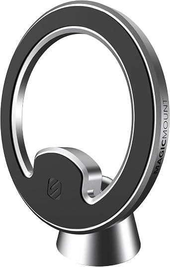 Scosche MagicMount MEMSD-SP Elite2 Magnetic Dashboard Mount for Magsafe Mobile Devices, Cell Phone Holder for Car Dash, 360 Adjustable Magnet Head, Compatible with iPhone 14, 13, 12 and MagSafe Case