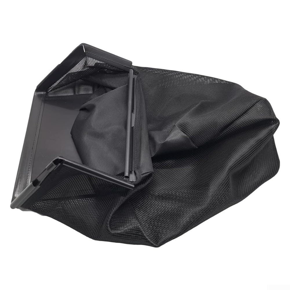 Bolsa de césped para cortacésped, bolsa de nailon para cortacésped, para cortacésped de jardín, 64 x 37 x 28 cm, negro