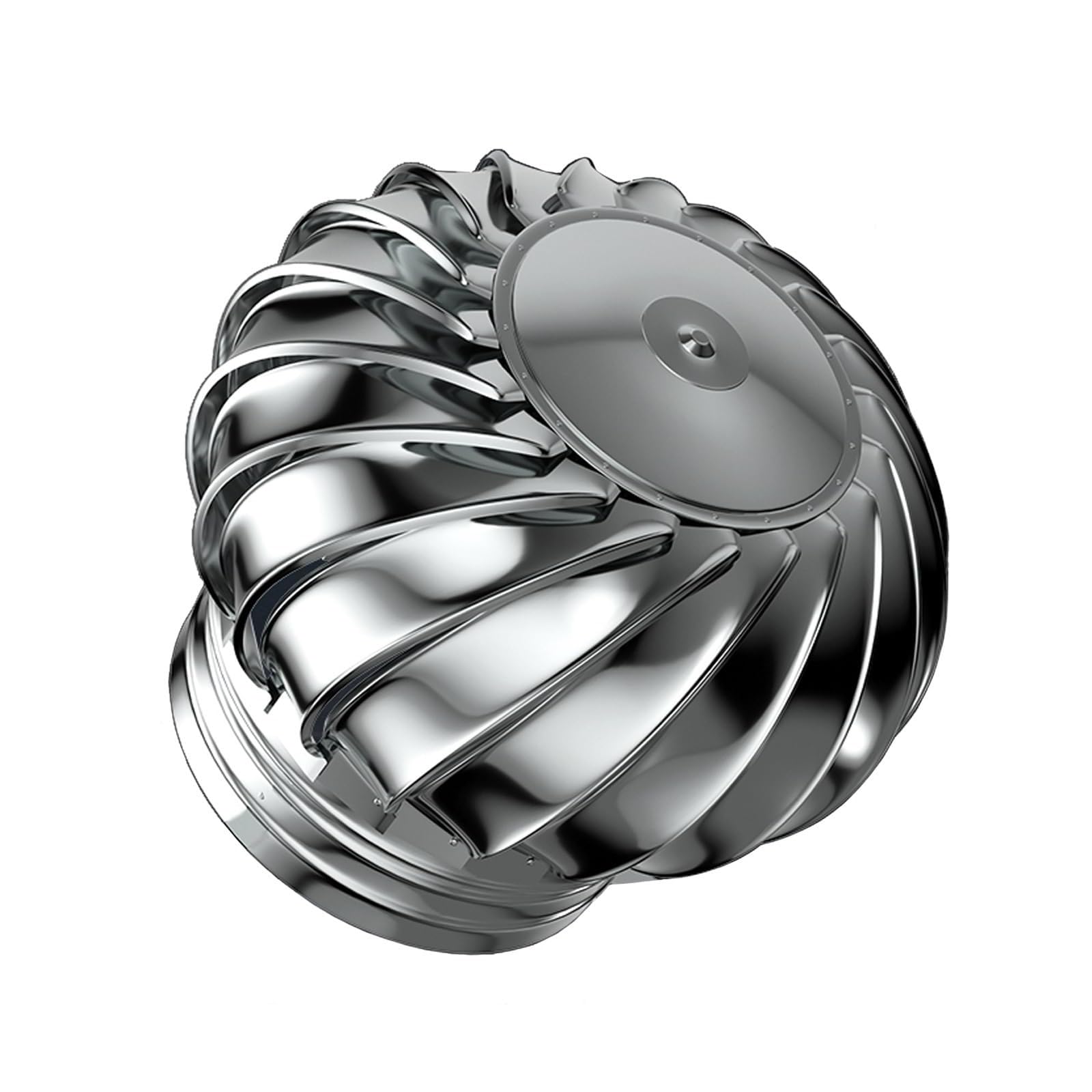 WOTZOV Stainless Steel Chimney Spinner Cowl Spinning Wind Rotating Cap Ventilator Rotating Chimney Cowl Cap For Houses Factory Attic Farm 75Mm 200Mm 400Mm，200mm